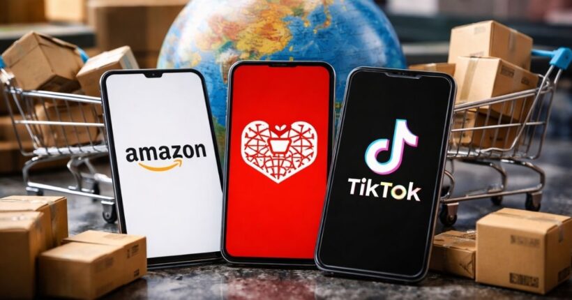Amazon, Pinduoduo en TikTok leiden de GMV-ranglijst 2025